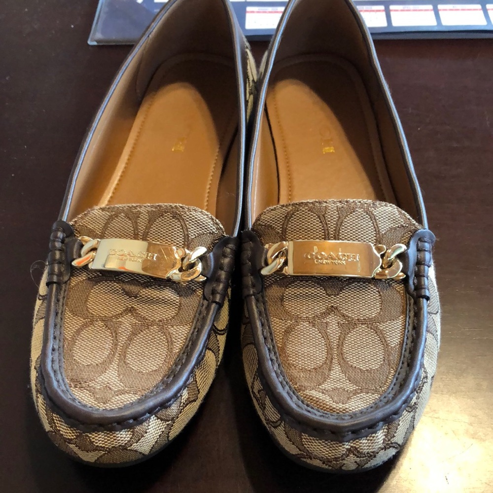 Coach logo shoes size 8.5